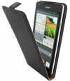Mobiparts Premium Flip Leather Case Huawei Ascend G700 - Black