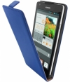 Mobiparts Premium Flip Leather Case Huawei Ascend G700 - Blue