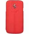 Ferrari Monte Carlo Book Case Real Leather Apple iPhone 5C Red
