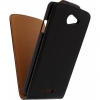 Xccess PU Leather Flip Case voor HTC Desire 516 - Zwart