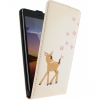 Mobilize Ultra Slim Flip Case voor Huawei Ascend P7 - Deer