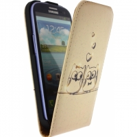 Mobilize Ultra Slim Flip Case Samsung Galaxy S3 i9300 - Owls