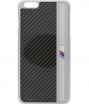 BMW Carbon Aluminium Stripe Hard Case Black - iPhone 6 Plus (5.5)