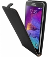 Premium Flip Case Hoesje Zwart voor Samung Galaxy Note 4 N910