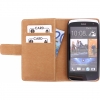 Mobilize Slim Wallet Book Case voor HTC Desire 500 - Wit