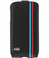 BMW M Collection Flip Case Carbon M Stripe for Samsung Galaxy S4