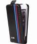 BMW M Collection FlipCase Black Carbon Stripes Apple iPhone 4/4S