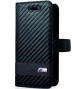 BMW M Collection Book Case Black Carbon Stripes Apple iPhone 4/4S