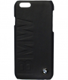 BMW Signature Leather Hard Case for Apple iPhone 5C - Black