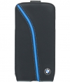 BMW Seat Piping Flip Case for Samsung Galaxy S4 i9505 - Zwart