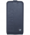 BMW Signature Flip Case for Samsung Galaxy S5 - Navy Blue