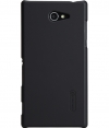 Nillkin Frosted Shield Hard Case voor Sony Xperia M2 - Black
