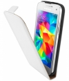Mobiparts Premium Flip Leather Case Samsung Galaxy S5 Mini White