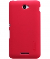 Nillkin Frosted Shield Hard Case + Folie Sony Xperia E4 - Red