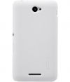 Nillkin Frosted Shield Hard Case + Folie Sony Xperia E4 - White