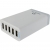 Mobilize Travel Charger 5-Port USB White 8000 mAh