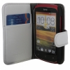 Mobilize Wallet Book Case for HTC Desire C - White