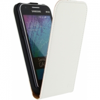 Mobilize Ultra Slim Flip Case voor Samsung Galaxy J1 - Wit