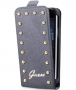 Guess Studded Flip Case voor Apple iPhone 5C - Silver