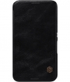 Nillkin Qin Slim PU Leather Book Case voor Sony Xperia E4 - Zwart