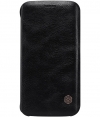Nillkin Qin PU Leather Book Case Samsung Galaxy S6 Edge - Black