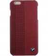 BMW Perforated Leather HardCase Apple iPhone 6 Plus (5.5) - Red