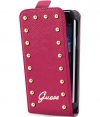 Guess Studded Flip Case voor Samsung Galaxy S4 i9505 - Pink