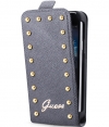 Guess Studded FlipCase voor Samsung Galaxy S4 Mini i9195 - Silver