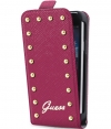 Guess Studded FlipCase voor Samsung Galaxy S4 Mini i9195 - Pink