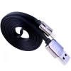 Remax KingKong Lightning USB Data Flat Cable - Black (100cm)
