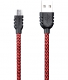 Remax Nylon Lightning USB Data Cable - Red (100cm)