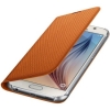 Samsung Galaxy S6 Flip Wallet Canvas EF-WG920BO Original - Oranje