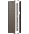 Zenus Metallic Diary BookCase voor Samsung Galaxy S6 Edge - Brons
