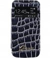 Guess S-View BookCase for Samsung Galaxy S4 Mini -Crocodile Black