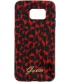 Guess Animal Leopard Folio TPU Case Samsung Galaxy S6 Edge -Red