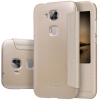 Nillkin New Sparkle S-View Book Case voor Huawei G8 - Goud