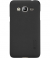 Nillkin Frosted Shield Hard Case voor Samsung Galaxy J3 - Zwart