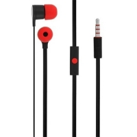 HTC RC E295 (MAX300) Stereo Headset Platte Kabel 3.5mm Zwart/Rood