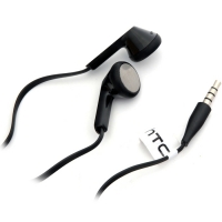 HTC RC E195 Stereo Headset Platte Kabel 3.5mm - Zwart