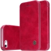 Nillkin Qin PU Leather BookCase voor Apple iPhone 5/5S/SE - Rood