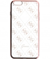 Guess 4G TPU Case BackCover voor Apple iPhone 5/5S/SE - Rosé goud