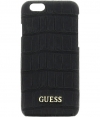 Guess Croco PU Leather Hard Case - Apple iPhone 6(S) 4,7" - Zwart