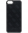 Guess 4G Aluminium Hard Case voor Apple iPhone 6(S) 4,7" - Zwart