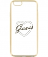 Guess TPU Case Signature Heart - Apple iPhone 6(S) 4,7" - Goud