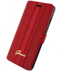 Guess Heritage Book Case voor Apple iPhone 7 Plus (5.5") - Rood
