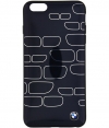 BMW Grille Patroon TPU Case iPhone 6(S) Plus 5.5" - Grijs/Zilver
