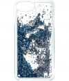 Guess Liquid Glitter Hard Case Shine voor iPhone 7 (4.7") - Blauw