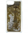 Guess Liquid Glitter Triangle Case - iPhone 7 Plus (5.5'') - Goud