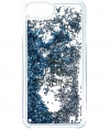 Guess Liquid Glitter Shine Case - iPhone 7 Plus (5.5'') - Blauw