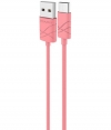 Usams U-Gee Standaard USB naar USB-C Kabel (100cm) - Roze